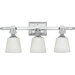 Deluxe Vanity Light in Polished Chrome