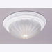 6" H Melon Flush Mount