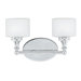 Quinton  Bath Sconce in Polished Chrome