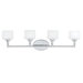 Quinton  Bath Sconce in Polished Chrome