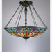 Tiffany 8 Light Inverted Pendant