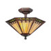 Arden 2 Light Semi Flush Mount