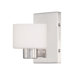Tatum One Light Wall Sconce in Brushed Nickel