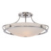 Uptown Wall Street 4 Light Semi-Flush Mount