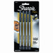 Plastic Point Stick Permanent Water Resistant Pen, 4 Per Pack