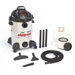 12 Gallon 6.0 Peak HP Stainless Steel Wet / Dry Vacuum