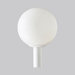 White Globe and Fitter Incandescent Post Lantern