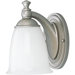 Victorian  Pearl Nickel  Wall Sconce 