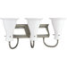 Lockwood Brushed Nickel  Vanity Light