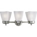 Michael Graves Vanity Light in Brushed Nickel