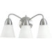  Wall Sconce in Brushed Nickel