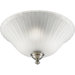 Renovations Forged Bronze Flush Mount