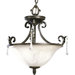 Veranda 3 Light Hall and Foyer Inverted Pendant