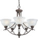 Avalon Chandelier in Cobblestone