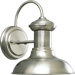 Brookside Antique Nickel  Outdoor Wall Lantern 8-1/16" x 9-3/4"