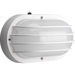  Round Outdoor Wall Sconce in White - Energy Star