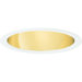 8" Open Baffle Recessed Trim in Specular Gold