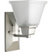 North Park  Wall Sconce in Brushed Nickel