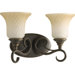 Kensington Two Light Bath Vanity in Forged Bronze