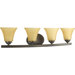Adorn Four Light Bath Vanity in Antique Bronze