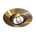 7" x 7" Recessed Light in Antique Brass