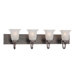 Parker Four Light Bath Lamp in Oiled Bronze