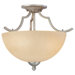 Triton 2 Light Semi Flush Mount Ceiling Light