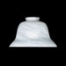 White Alabaster Swirl Glass Shade
