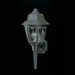  Plastic Outdoor Wall Lantern in Black