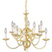 Williamsburg Style 10 Light Chandelier