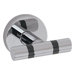 Smoke Rings Single Hook in Polished Chrome