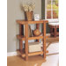 Robust Three Tier Etagere in Oak Finish