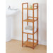 Lohas Four Tier Storage Tower in Caramel