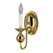Virginian Wall Sconce in Polished Brass