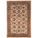 Classic Ivory/Red Tabriz Rug