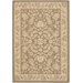 Courtyard Cr&egrave;me/Brown Rug