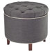 Amelia Fabric Ottoman