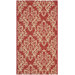 Courtyard Red/Creme Rug