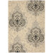 Courtyard Creme/Black Rug