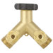 Dual Shut off High Flow Brass Connector