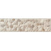 Accent Statements 3" x 12" Pebble Decorative Border in Baja Cream/Walnut