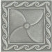 Accent Statements Metal 3" x 3" Scrollwork Decorative Corner/Insert in Vintage Pewter