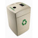 55 Gallon Recycling Waste Container with Lid Options