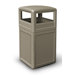 38 Gallon Square Waste Container with Dome Lid