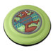 Flying Discs Squirrel Dog Toy in Green