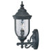 Castlemain Wall Upmounted Lantern in Black/Gold