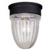  Jelly Jar Flush Mount in Textured Black