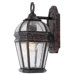 Via Vete 12.25" x 6"  Outdoor Wall Lantern in New Tortoise Shell