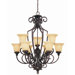 Knight 9 Light Chandelier