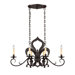 Parliament 6 Light Oval Chandelier Island Light 
